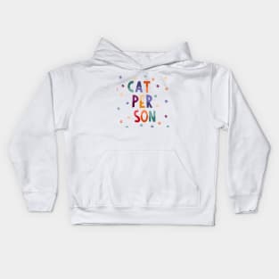 Cat person Kids Hoodie